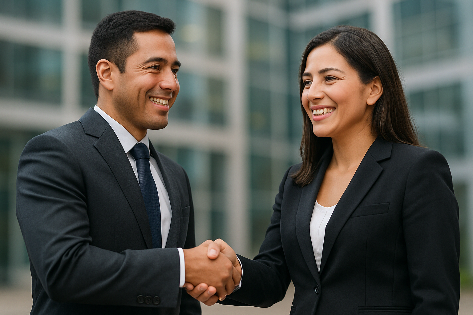 Business Partners Shaking Hands